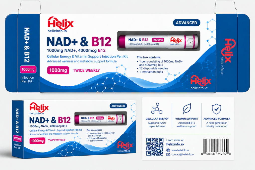 NAD+ & B12 — HELIX pharmaceutical product