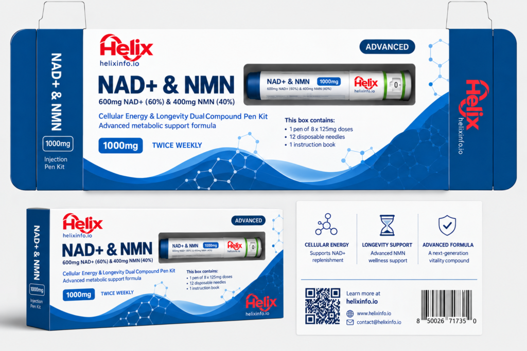 NAD+ & NMN — HELIX pharmaceutical product