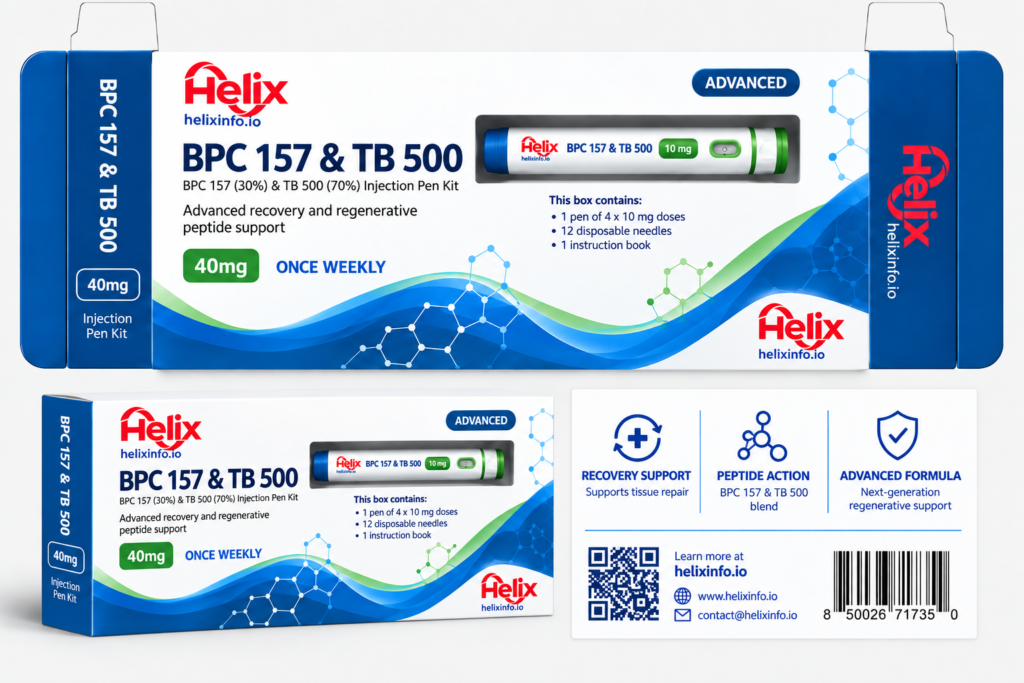 BPC-157 & TB-500 — HELIX pharmaceutical product